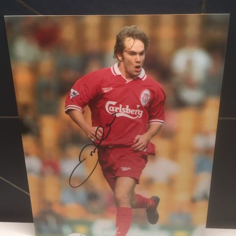Liverpool - Jason McAteer signert 20x25 cm fotografi