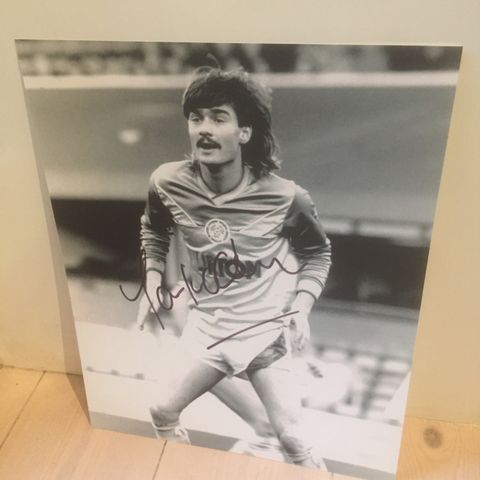 Leeds United - Ian Snodin signert 20x25 cm fotografi med COA