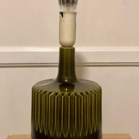 Vintage bordlampe fra Figgjo flint