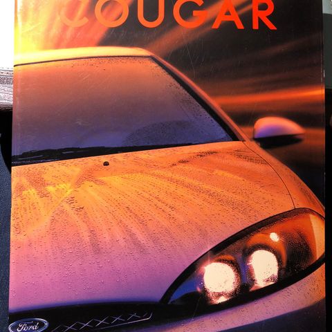 Brosjyre av Ford Cougar - 12/1998