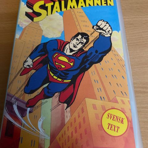 Supermann. Stålmannen. Vhs small box