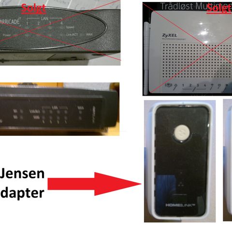 Jensen 610 trådløs router.