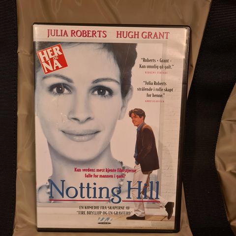 Notting Hill (DVD). Komedie fra 1999 med Julia Roberts & Hugh Grant