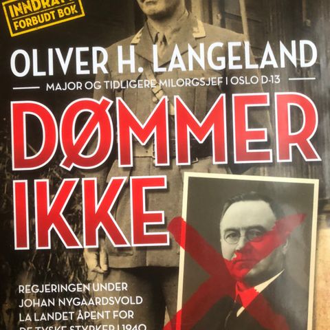 Oliver H Langeland - Dømmer ikke (2010) innbundet
