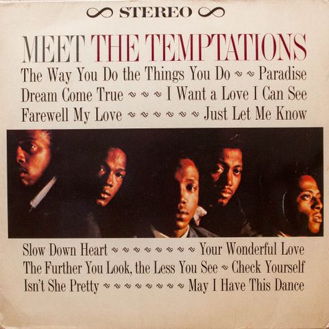 LP - The Temptations - Meet The Temptations, Germany