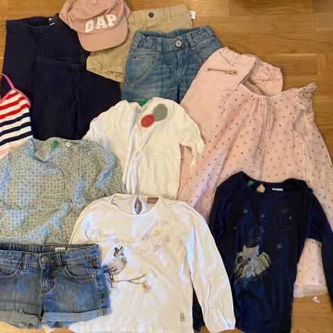 Sommerklær jente str 4 år fra Tommy Hilfiger, Replay, Claire, Benetton