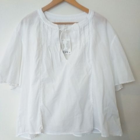 New H&M cotton blouse, size XL