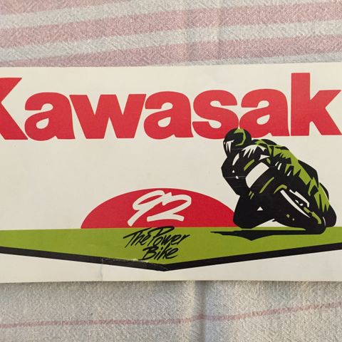 Kawasaki mc-katalog 1992 Norsk