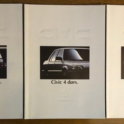 Brosjyrer av Honda Civic - 1985  (3/4-dørs, Shuttle)