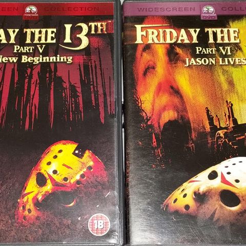 8 DVD.FRIDAY THE 13TH MOVIES.