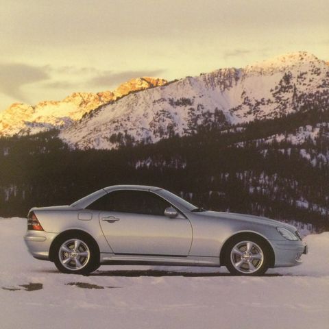 Mercedes SLK roadster brosjyre fra 2000