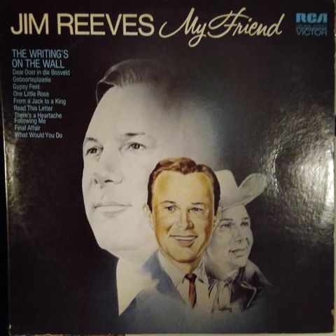 Vinyl LP 14 stk Jim Reeves gi bud samlet