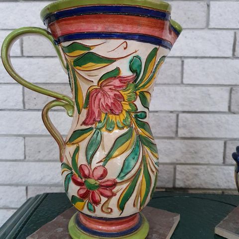 Retro blomstervase/dekorasjon.