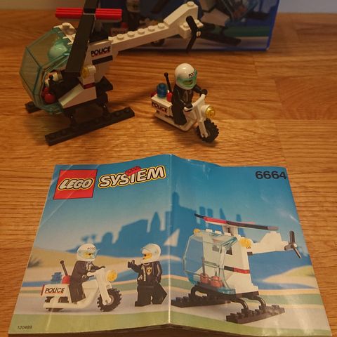 Lego System 6664 "Chopper Cops" fra 1993