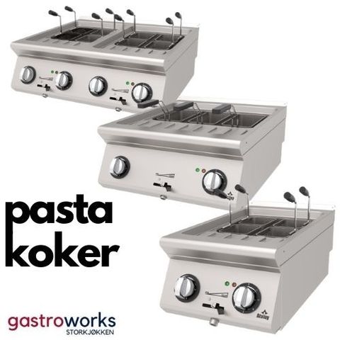 Pastakoker - Proff serie - Enkel eller Dobbel - Atalay - Gastroworks