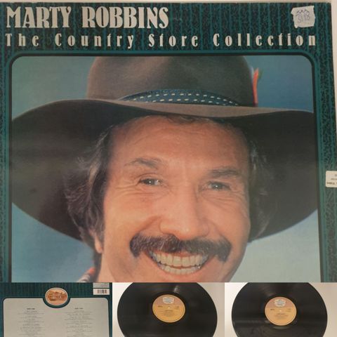 VINTAGE/RETRO LP-VINYL "MARTY ROBBINS/THE COUNTRY STORE COLLECTION 1988"
