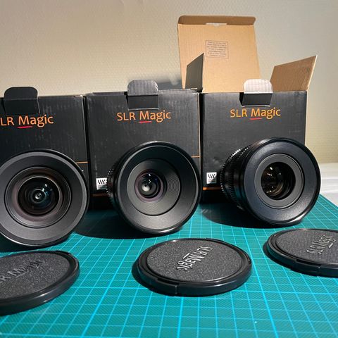 (MFT Mount ) SLR Magic MicroPrime Cine Lens 25mm, 12mm , 17mm  and Filter Kit