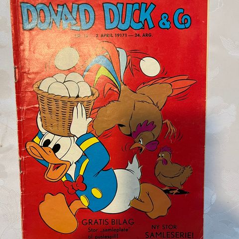 Donald Duck fra 1971 med trykkfeil