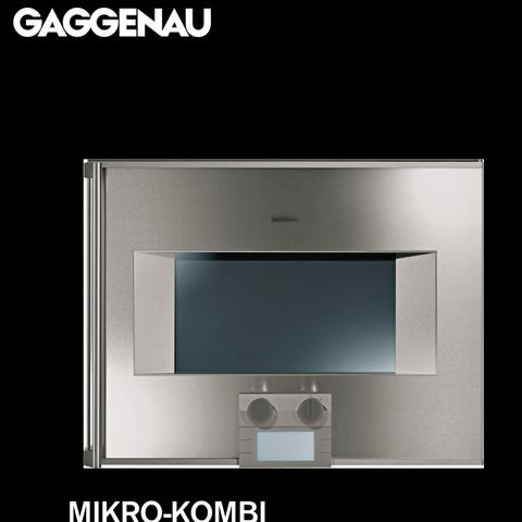 Gaggenau mikrobølgeovn