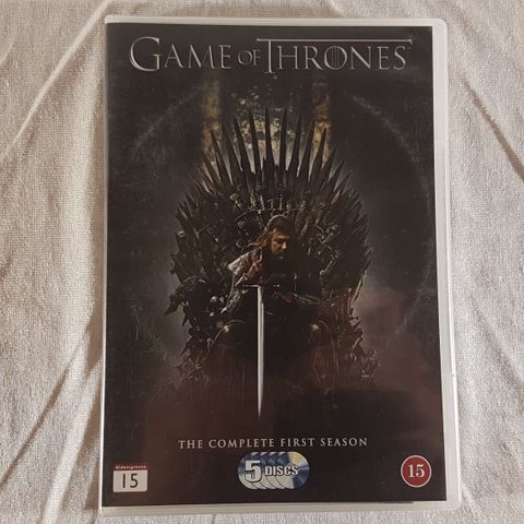 Game of Thrones Sesong 1 DVD norsk tekst