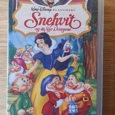 Snehvit og de Syv Dvergene (VHS Film) Norsk Tale