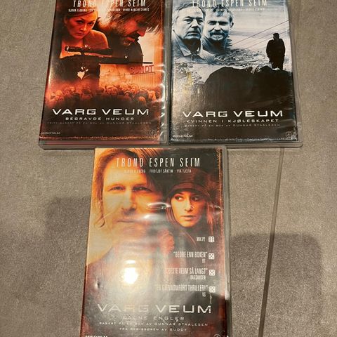 3x DVD varg veum serien