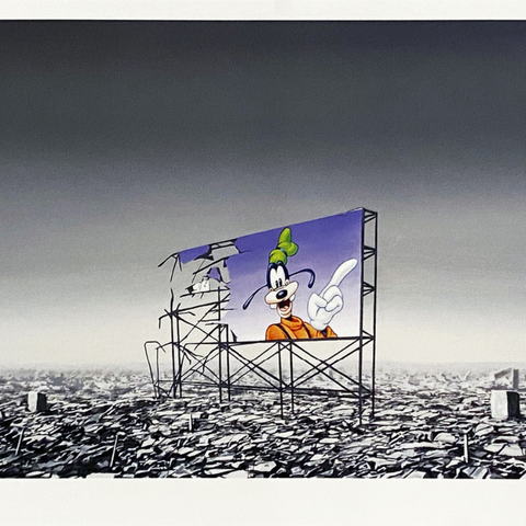 Jeff Gillette. Goofy Hiroshima, 2016 hand signed, 33 × 48.3 cm