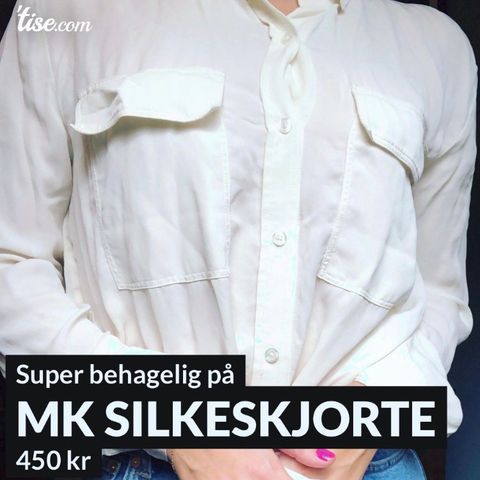 Michaels Kors silkeskjorte