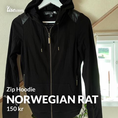 Norwegian Rat zip hoodie str S