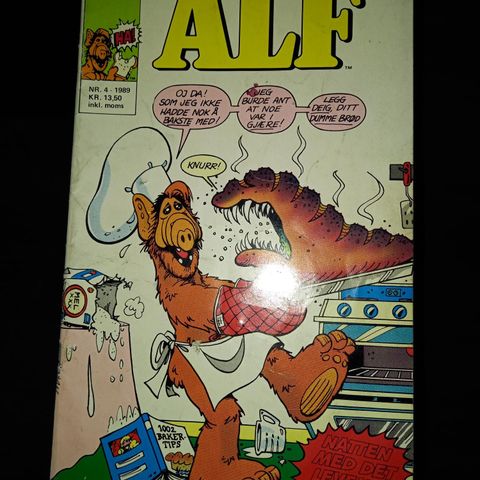 Alf Nr.4- 1989- Vintage Tegneserieblad- Norsk utgave!