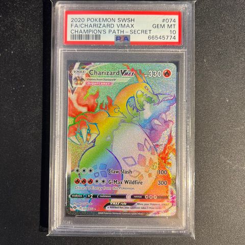 Pokemon! Champions Path Charizard VMAX PSA 10