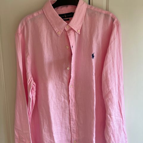 Ralph Lauren rosa linskjorte ubrukt