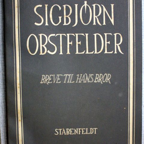 Sigbjørn Obstfelder : Breve til hans bror.