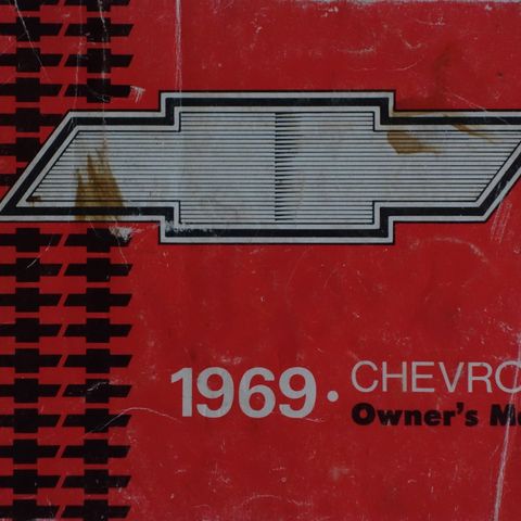 Chevrolet 1969 owners manual