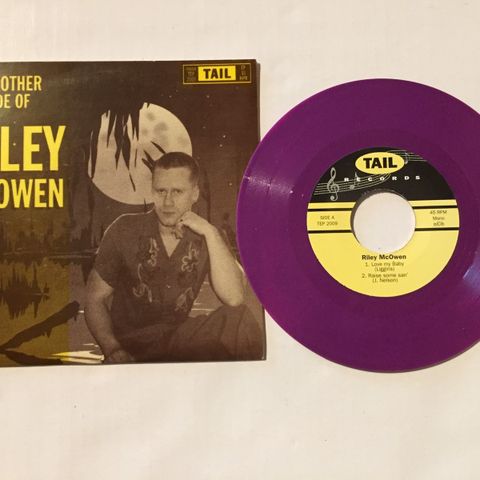 RILEY MCOWEN / THE OTHER SIDE OF - 7" VINYL SINGLE 4-SPORS EP LILLA VINYL