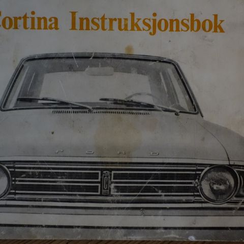Ford Cortina handbook