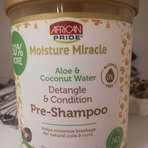 Afrikan pride pre- shampoo slip detangler, Ny
