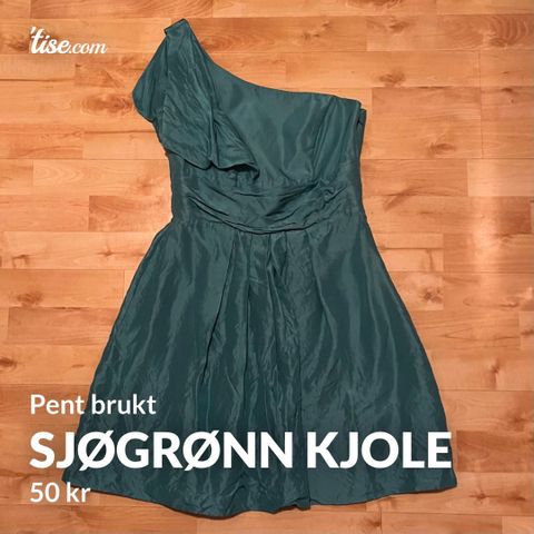 Sjøgrønn kjole