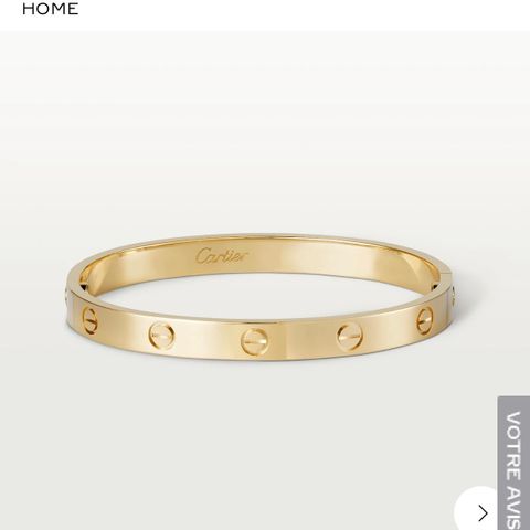 Cartier Love Bracelet str. 18 ønskes kjøpt