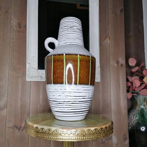 Tysk keramikk vase, 38 cm høy