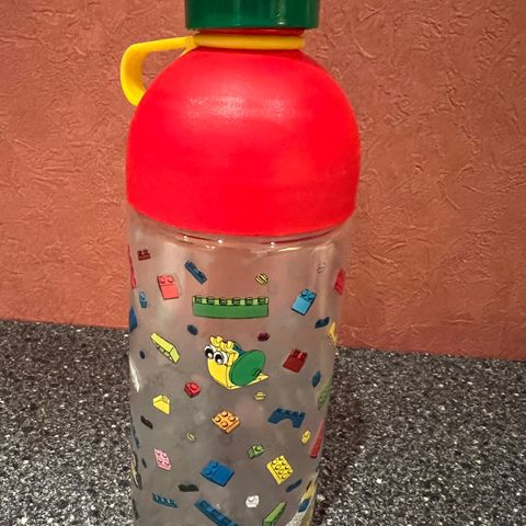LEGO drikkeflaske 0,5 liter brukt