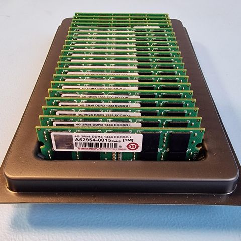 Laptop minnekort/ram Transcend 4gb SO-DDR3 1333 ECCSO I