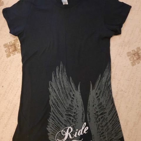 Ride Free T-Shirt  Str. XS - Sender gjerne!