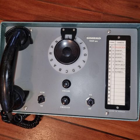 1976 SIMRAD VHF