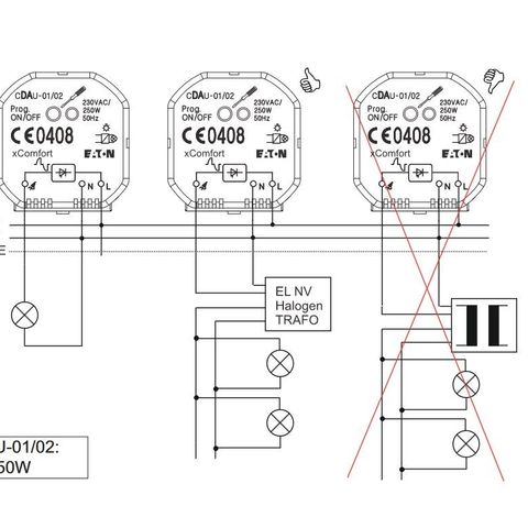 CDAU-01/02 Dimming Actuator Xconfort