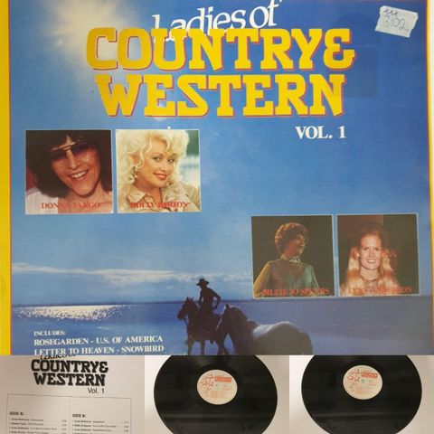 VINTAGE/RETRO LP-VINYL "LADIES OF COUNTRY & WESTERN VOL.1 1989"