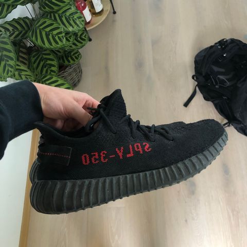 Yeezy 350 Black Red