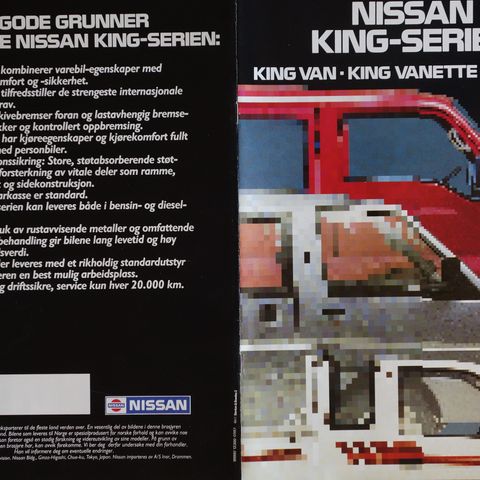 NISSAN KING-serien 09.87 brosjyre