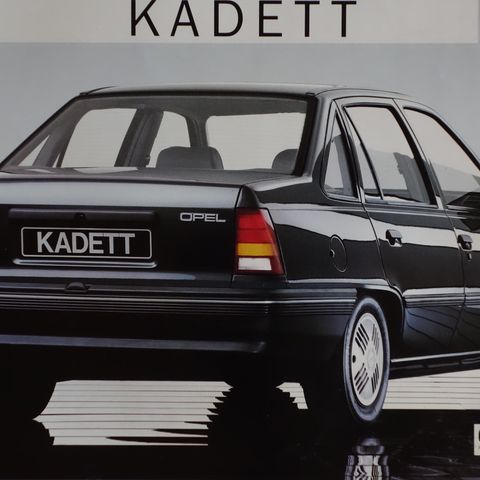 OPEL Kadett aug 1986 brosjyre