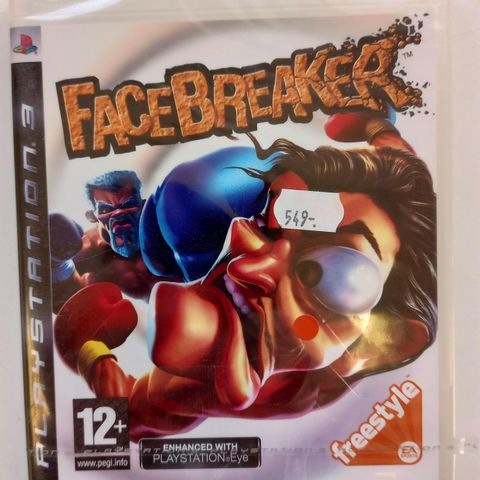 FACEBREAKER - PS3 - Ny og forseglet.